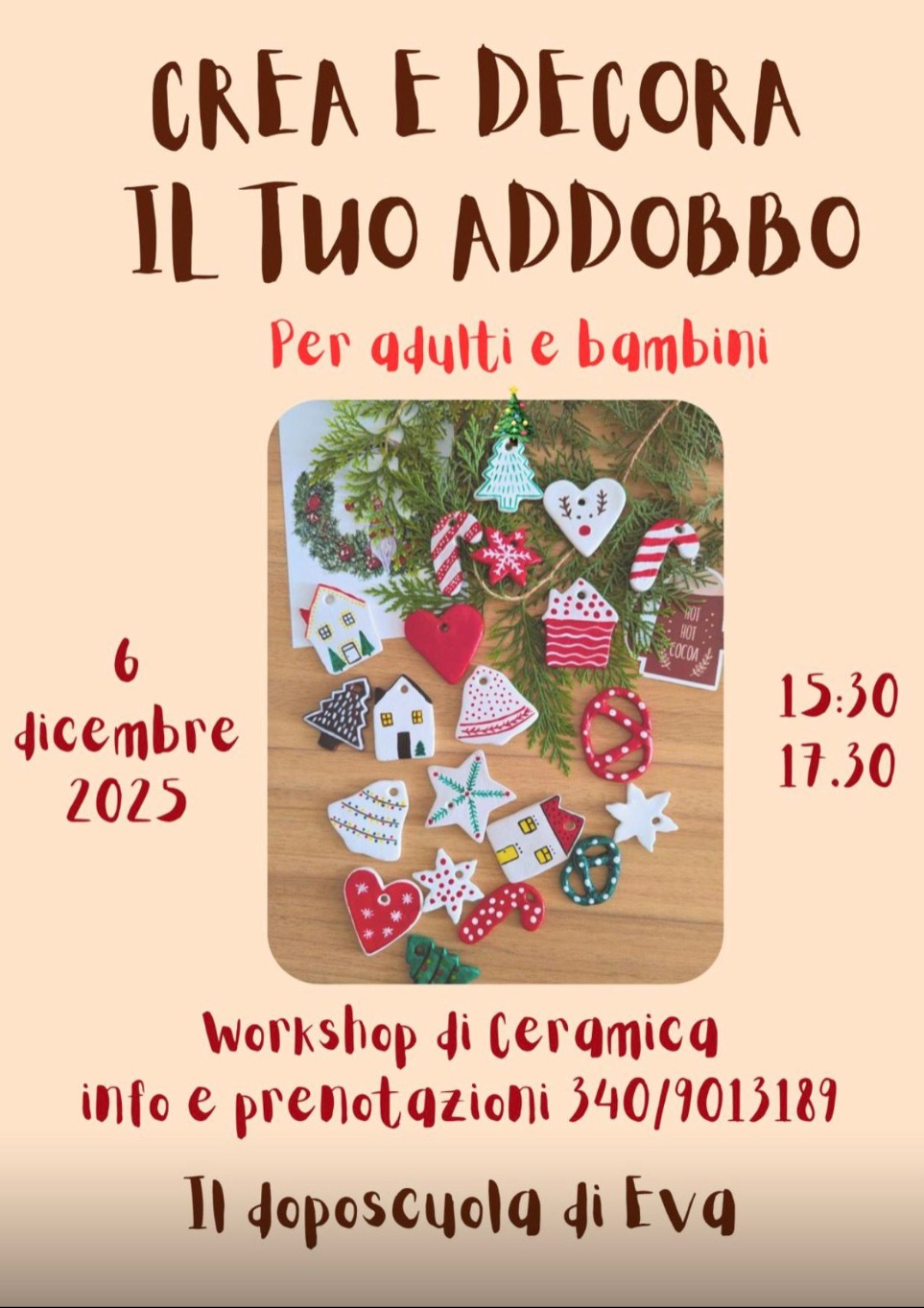 Immagine Evento Crea e decora il tuo addobbo | Calendario Valtellinese
