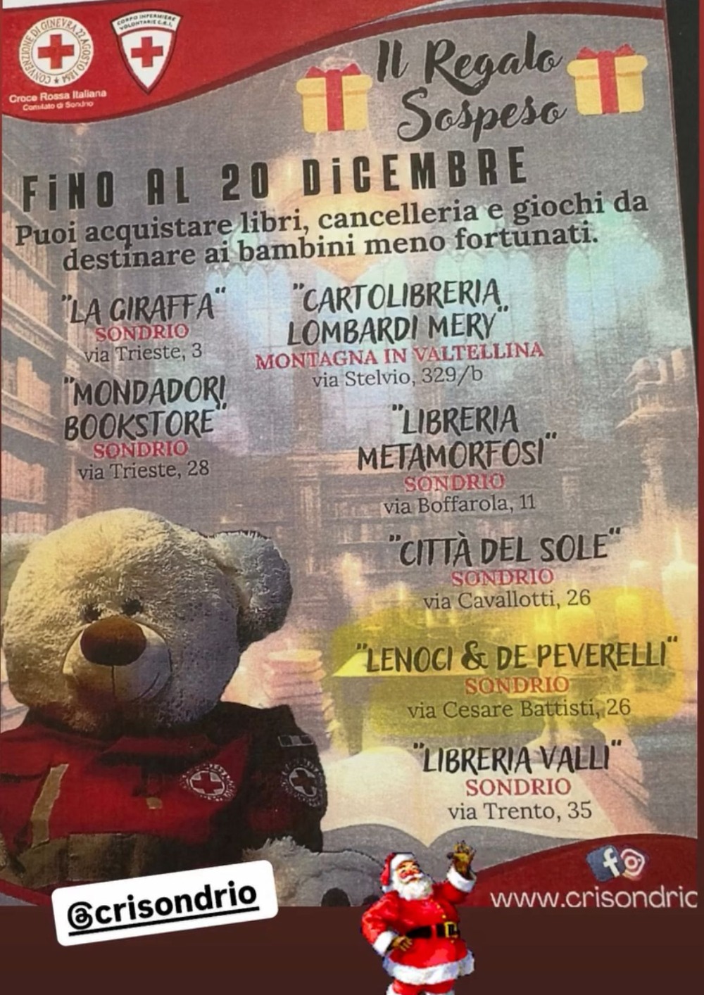 Immagine Evento Il Regalo Sospeso | Calendario Valtellinese