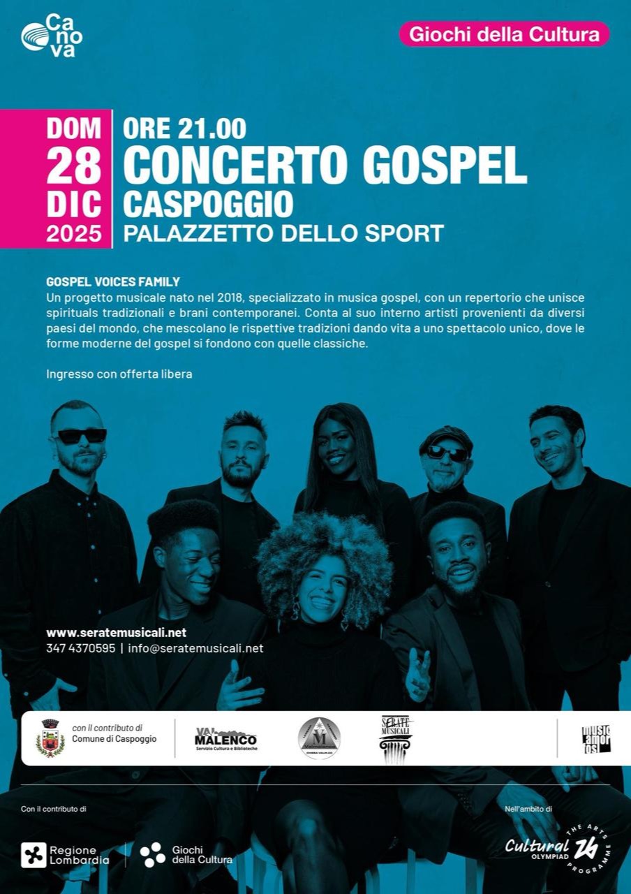 Immagine Evento Concerto Gospel Voices Family | Calendario Valtellinese