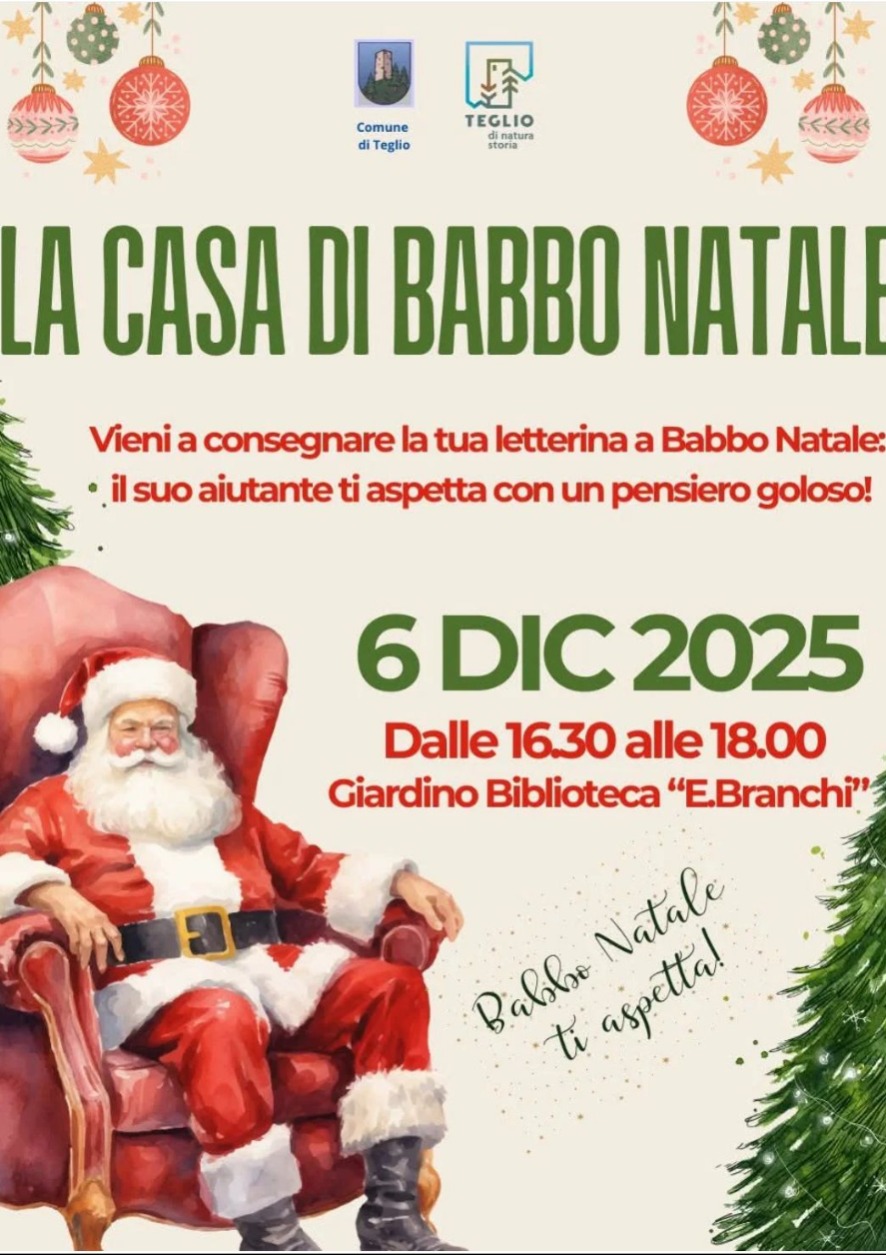 Immagine Evento La Casa di Babbo Natale | Calendario Valtellinese