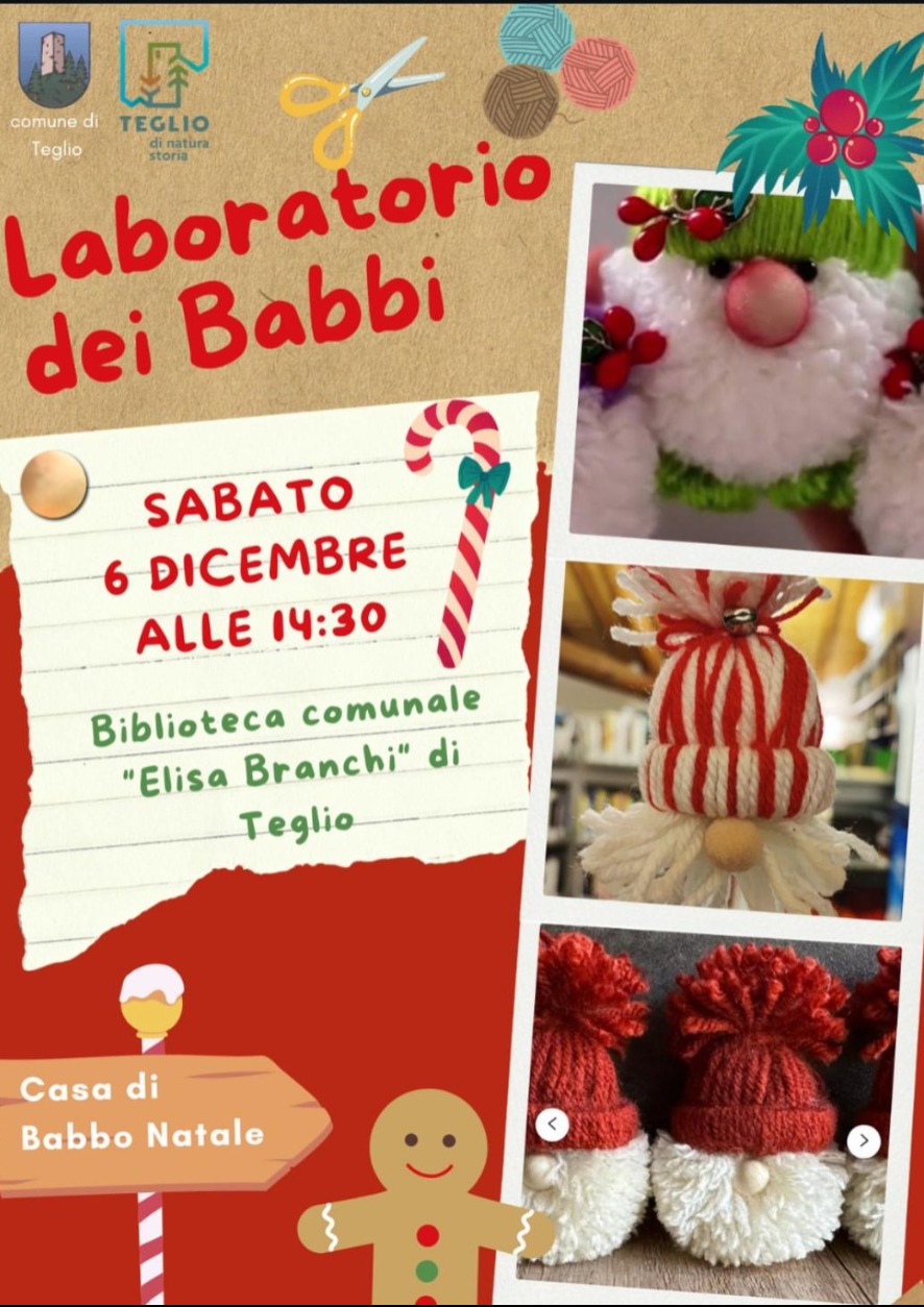 Immagine Evento Laboratorio dei Babbi | Calendario Valtellinese