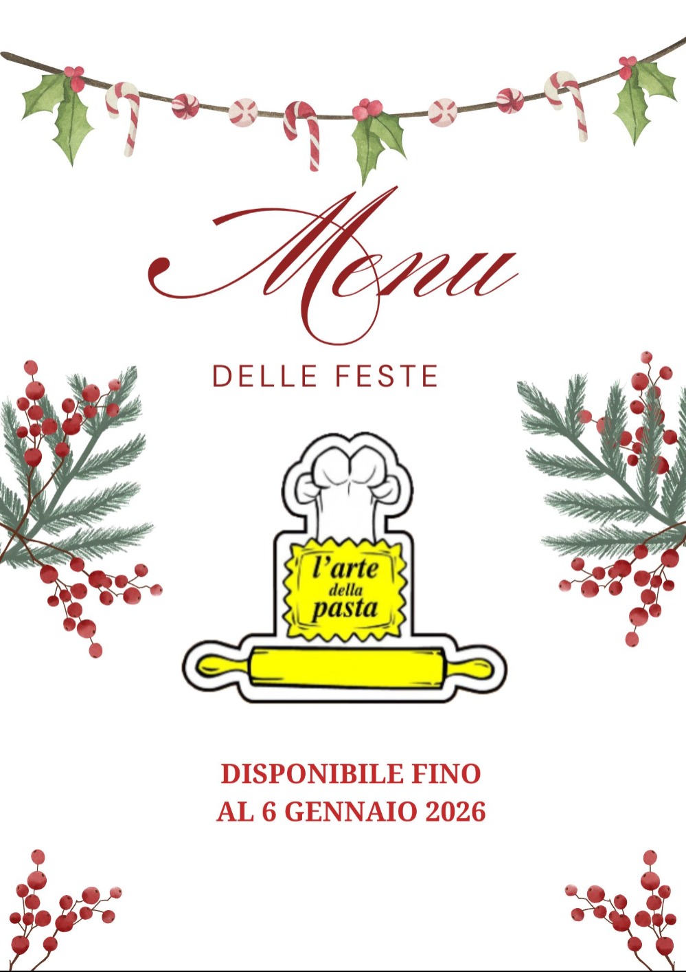 Immagine Evento Menù delle Feste all'Arte della Pasta | Calendario Valtellinese