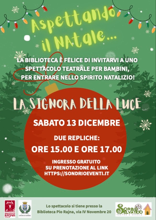 Immagine Evento La Signora della Luce | Calendario Valtellinese