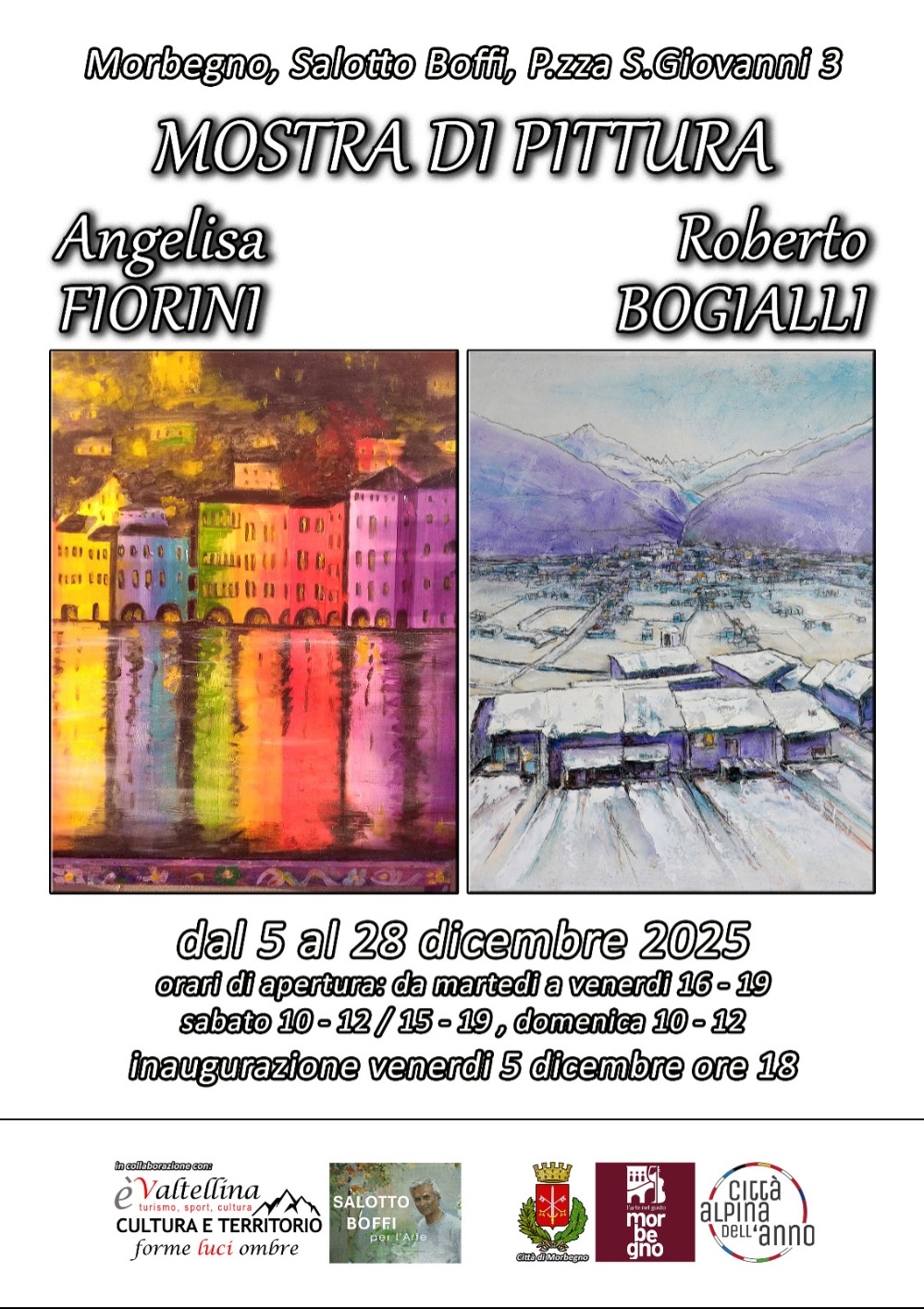Immagine Evento Mostra di pittura Angelisa Fiorini e Roberto Bogialli | Calendario Valtellinese