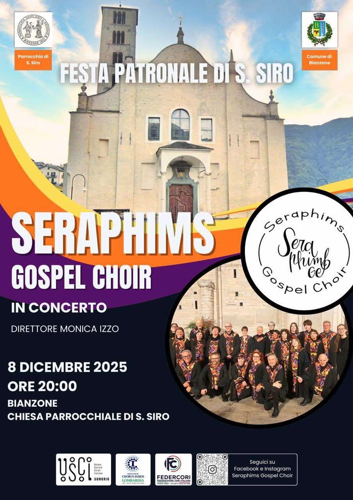 Immagine Evento Seraphims Gospel Choir | Calendario Valtellinese