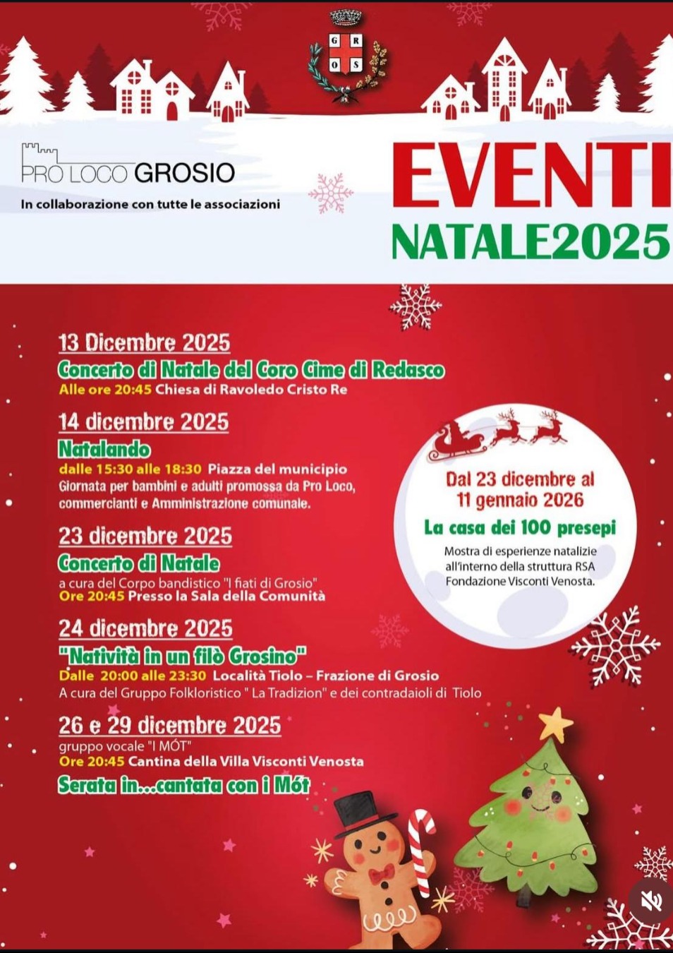 Immagine Evento Natale 2025 a Grosio | Calendario Valtellinese