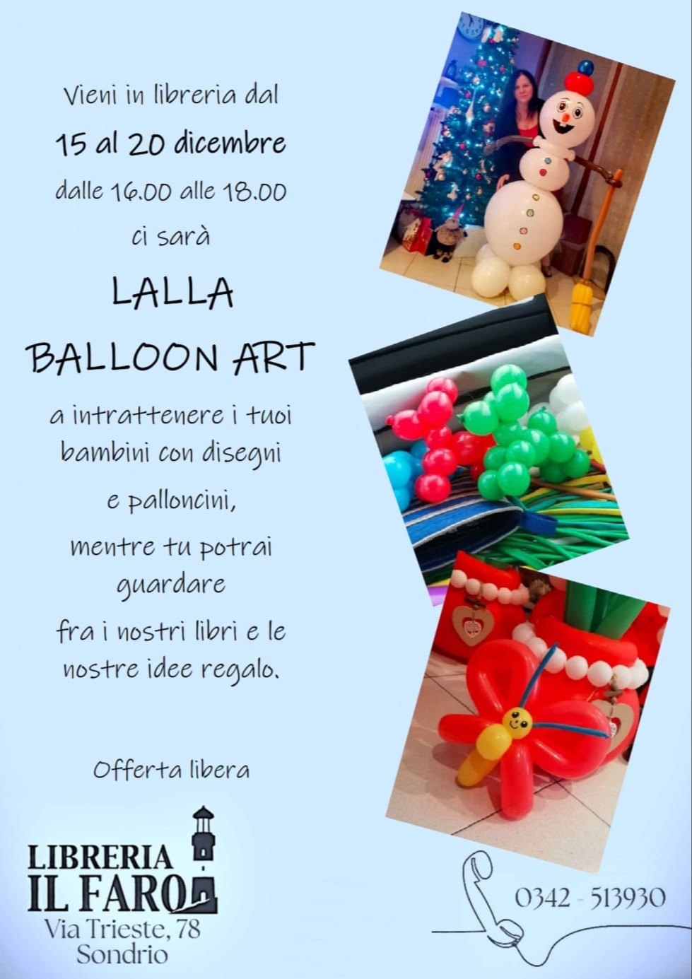 Immagine Evento Lalla Balloon Art | Calendario Valtellinese