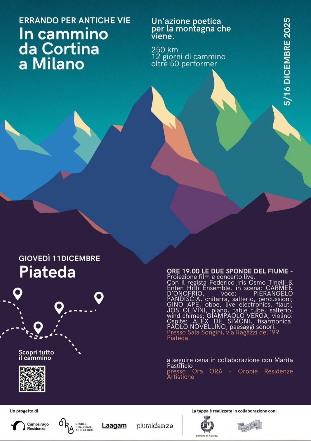 Immagine Evento In cammino da Cortina a Milano – tappa di Piateda | Calendario Valtellinese