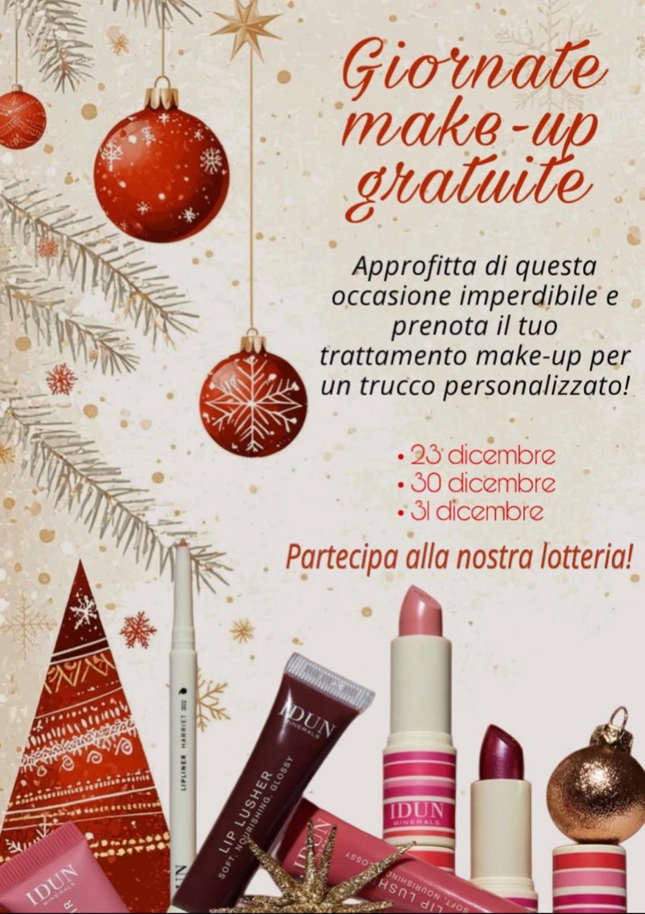 Immagine Evento Giornate Make-Up gratuite | Calendario Valtellinese