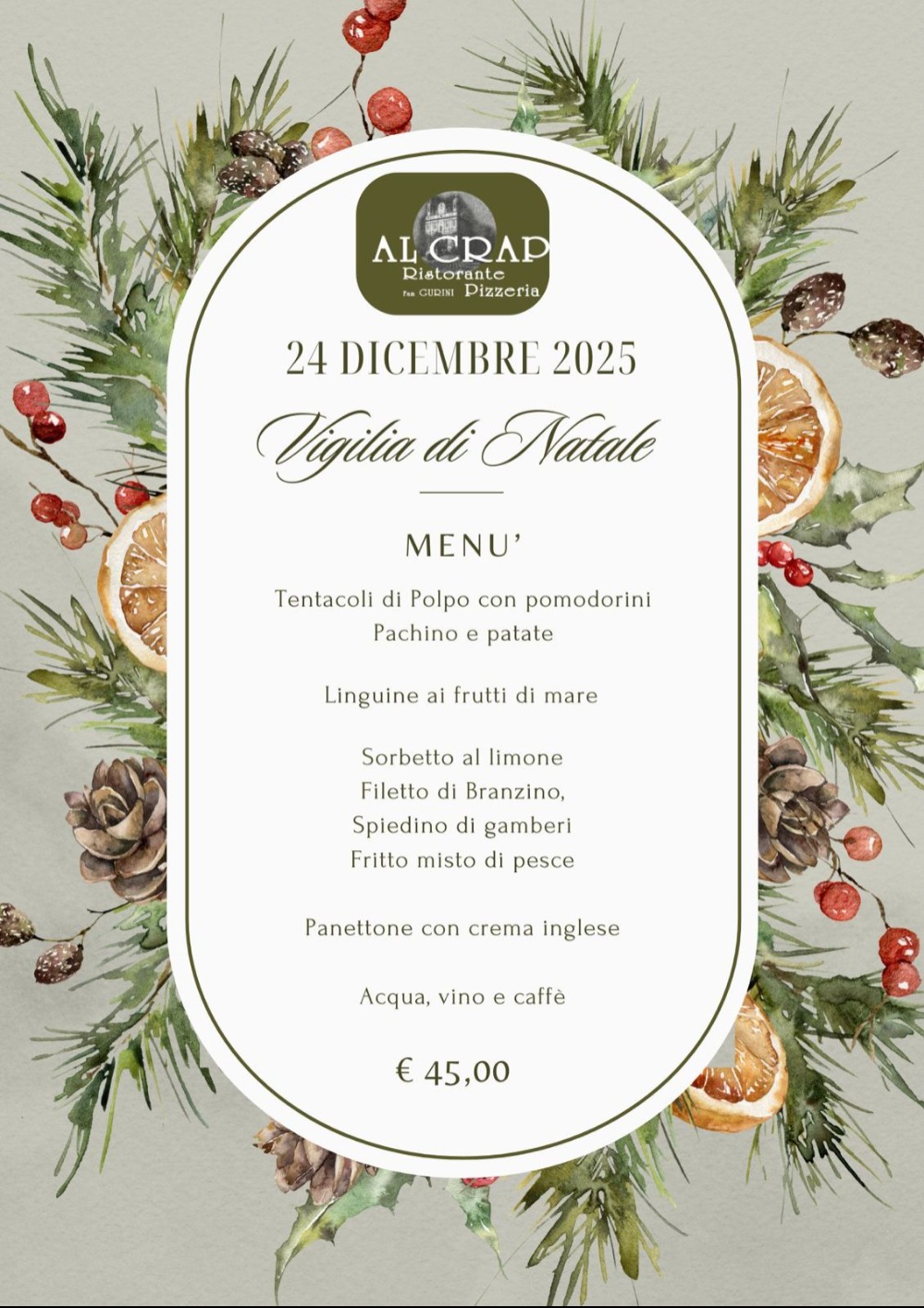 Immagine Evento Vigilia di Natale Al Crap | Calendario Valtellinese