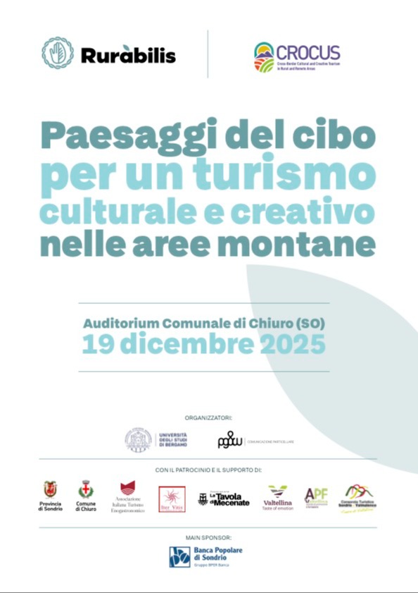 Immagine Evento Paesaggi del cibo per un turismo culturale e creativo nelle aree montane | Calendario Valtellinese