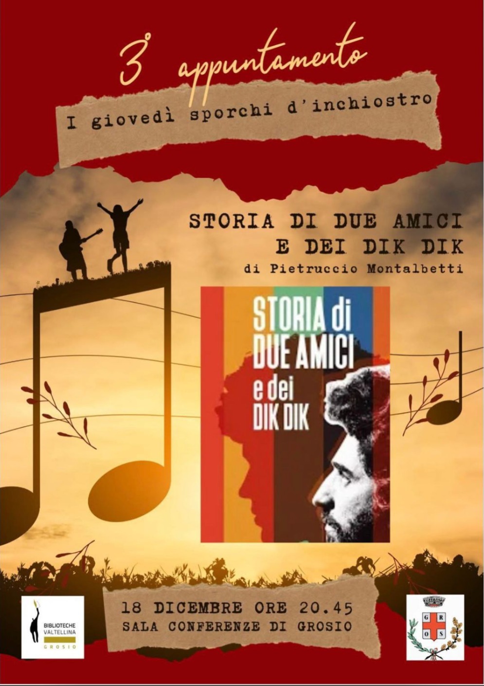 Immagine Evento I giovedì sporchi d’inchiostro | Calendario Valtellinese