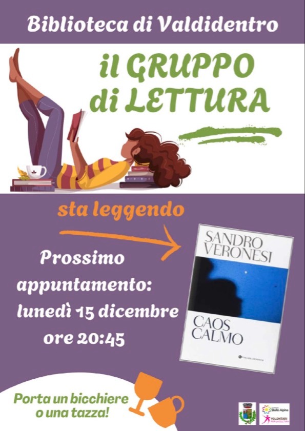 Immagine Evento Gruppo di lettura a Valdidentro | Calendario Valtellinese