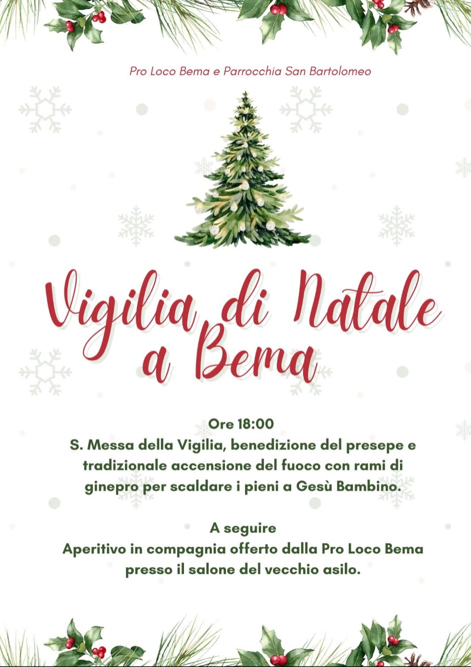 Immagine Evento Vigilia di Natale | Calendario Valtellinese
