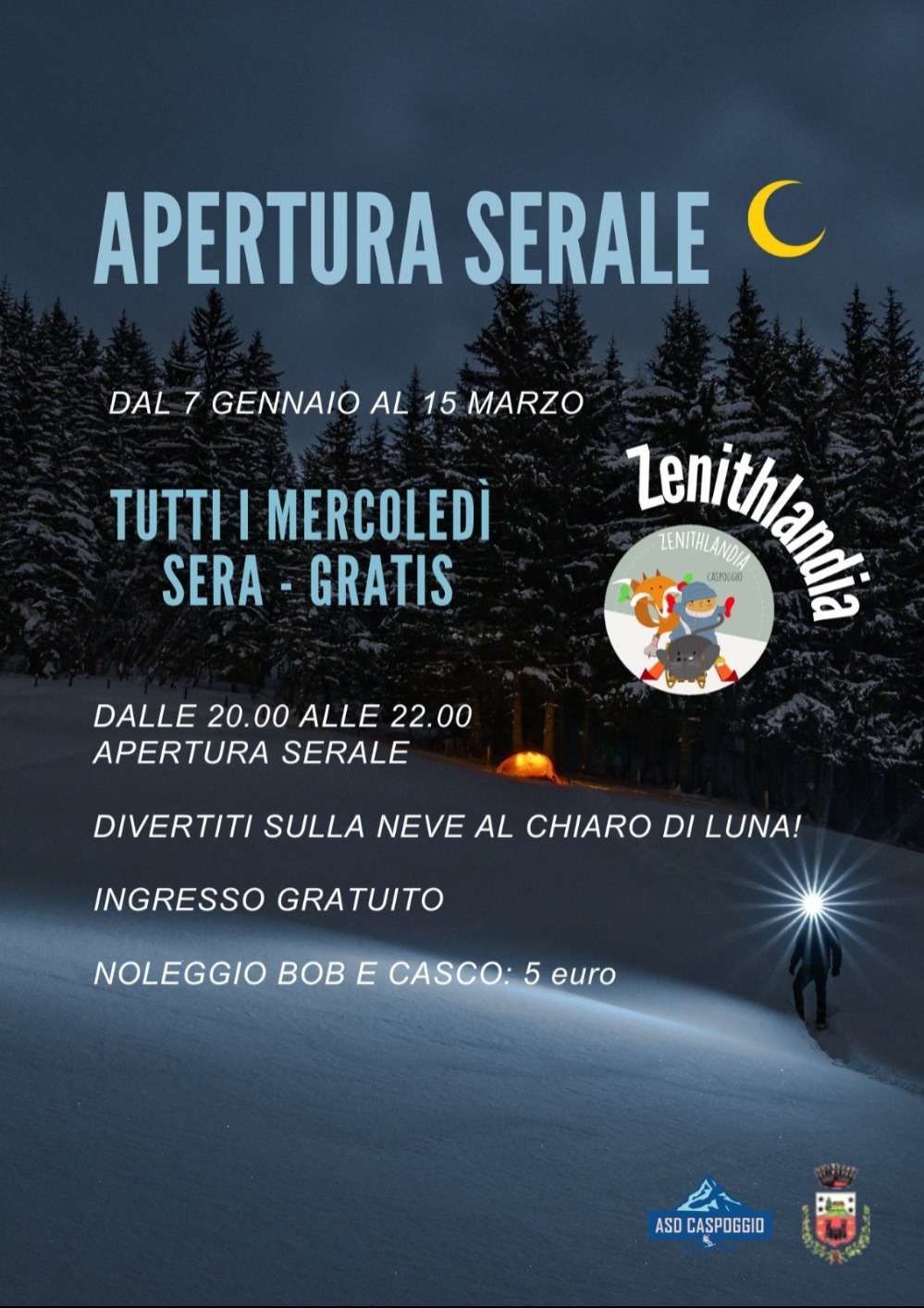 Immagine Evento Apertura serale a Zenithlandia | Calendario Valtellinese