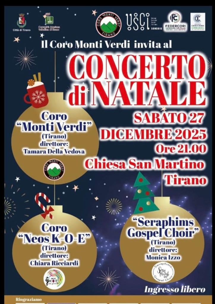 Immagine Evento Concerto di Natale a Tirano | Calendario Valtellinese