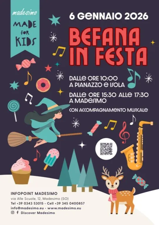 Immagine Evento Befana in festa | Calendario Valtellinese