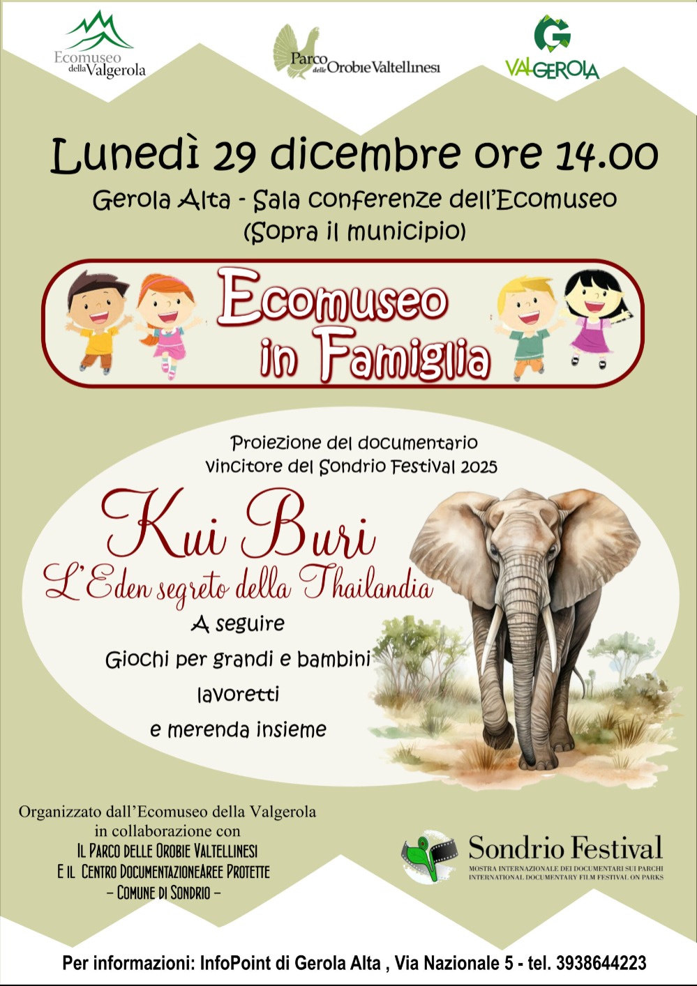 Immagine Evento Kui Buri L'Eden segreto della Thailandia | Calendario Valtellinese