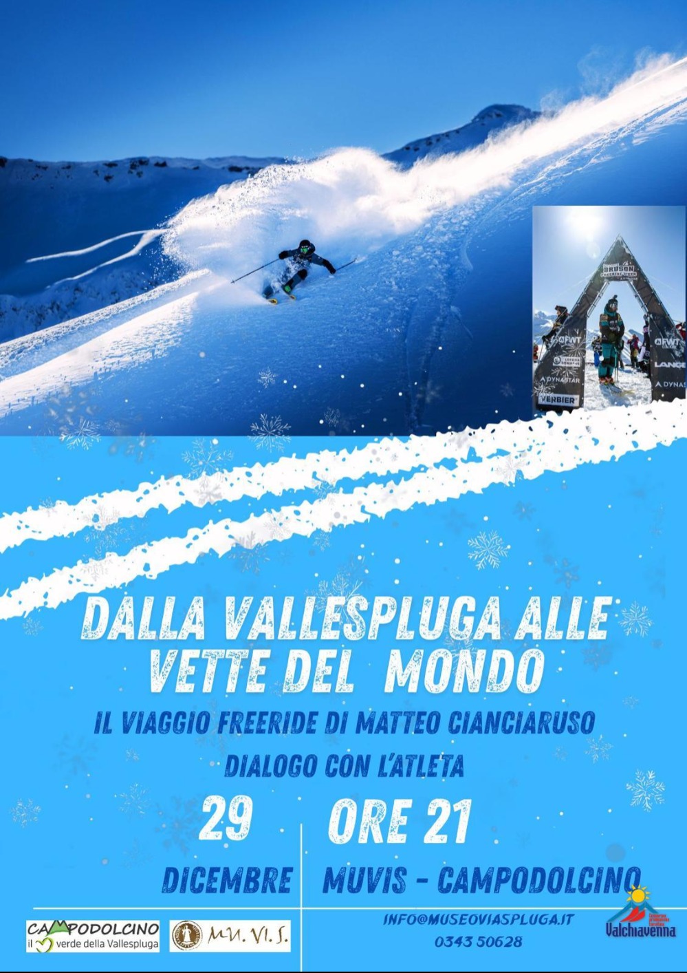 Immagine Evento Dalla Vallespluga alle vette del mondo | Calendario Valtellinese