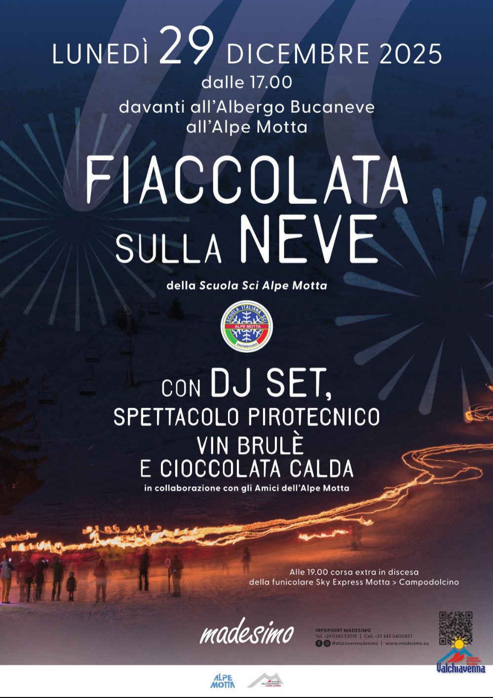 Immagine Evento Fiaccolata sulla Neve | Calendario Valtellinese