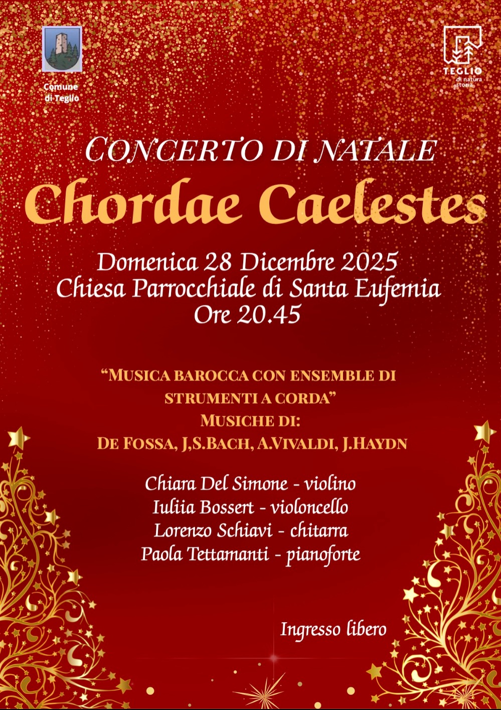 Immagine Evento Concerto di Natale “Chordae Caelestes” | Calendario Valtellinese