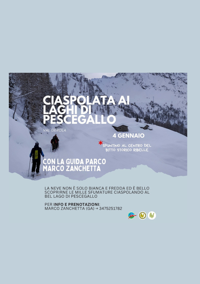 Immagine Evento Ciaspolata ai Laghi di Pescegallo | Calendario Valtellinese