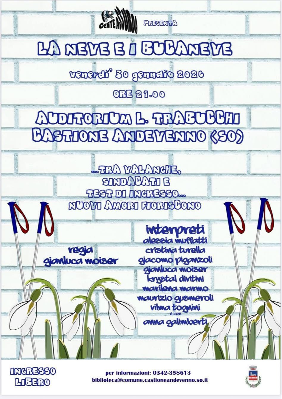 Immagine Evento La neve e i bucaneve | Calendario Valtellinese