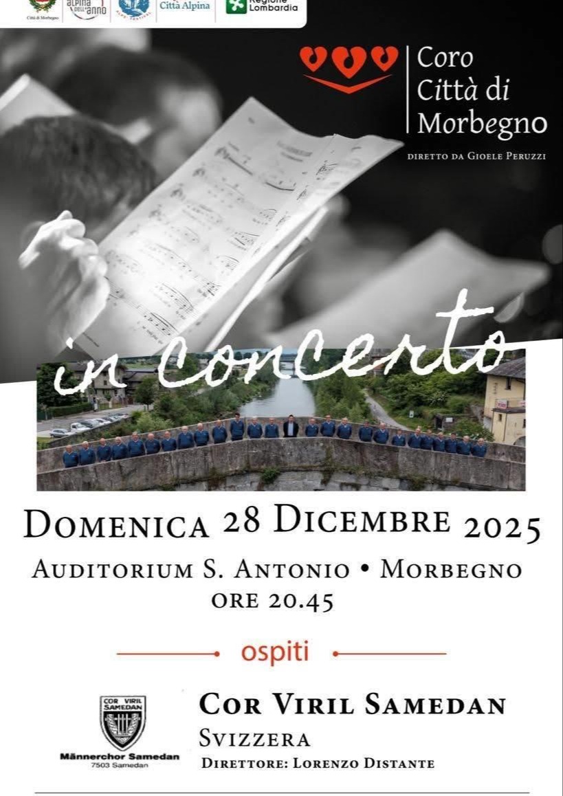 Immagine Evento Coro Città di Morbegno in concerto | Calendario Valtellinese