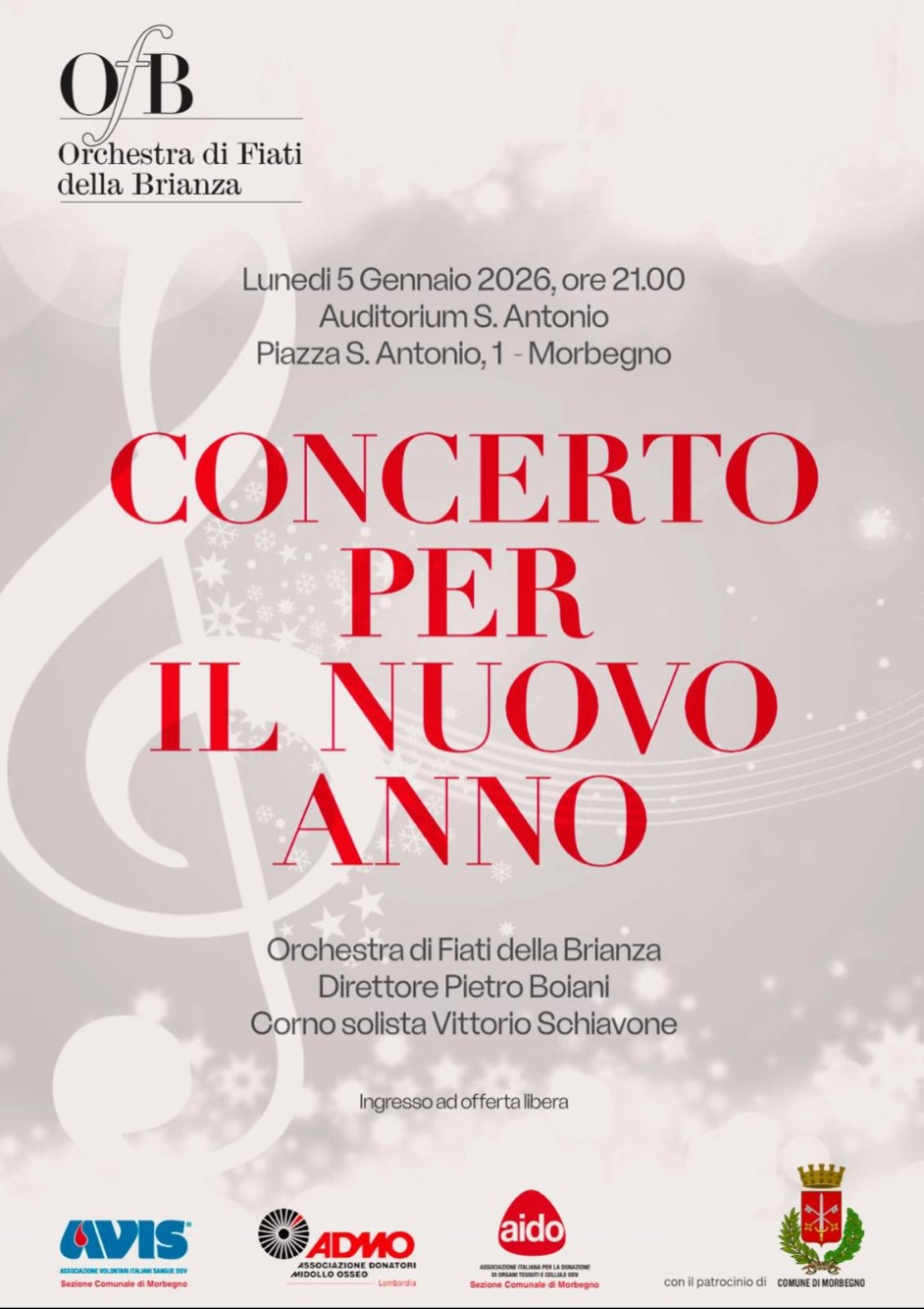 Immagine Evento Concerto per il nuovo anno | Calendario Valtellinese