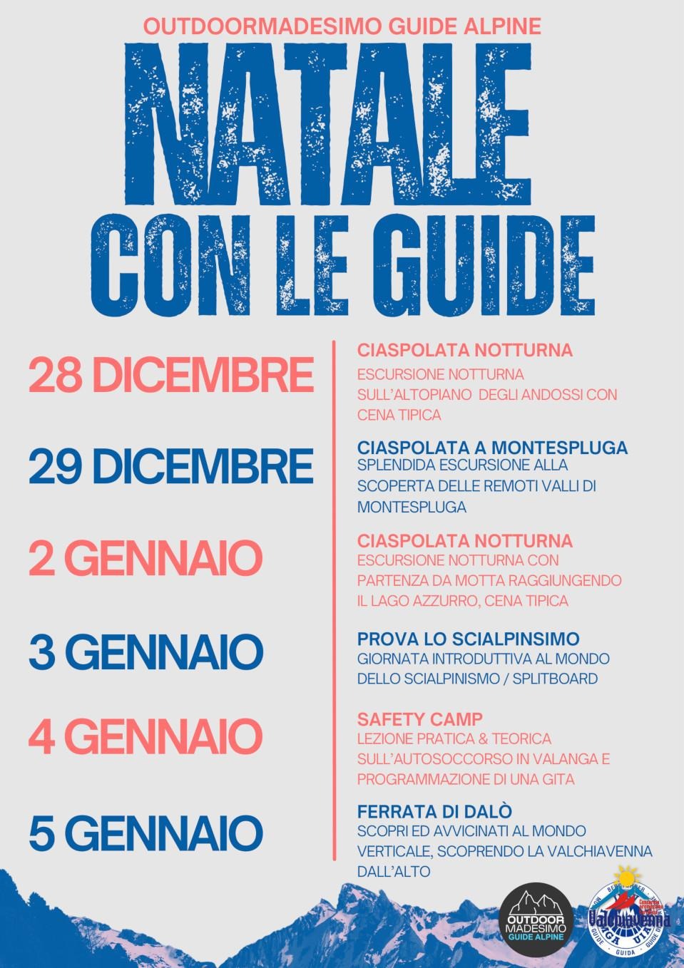 Immagine Evento Natale con le Guide | Calendario Valtellinese