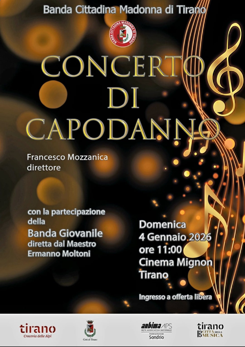 Immagine Evento Concerto di Capodanno | Calendario Valtellinese