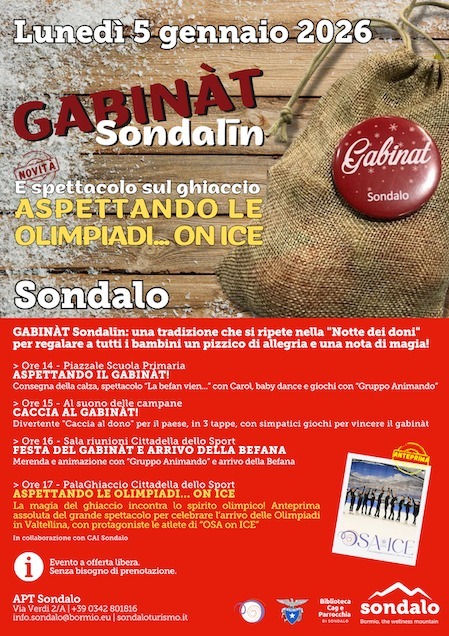 Immagine Evento Gabinàt Sondalìn 2026 | Calendario Valtellinese