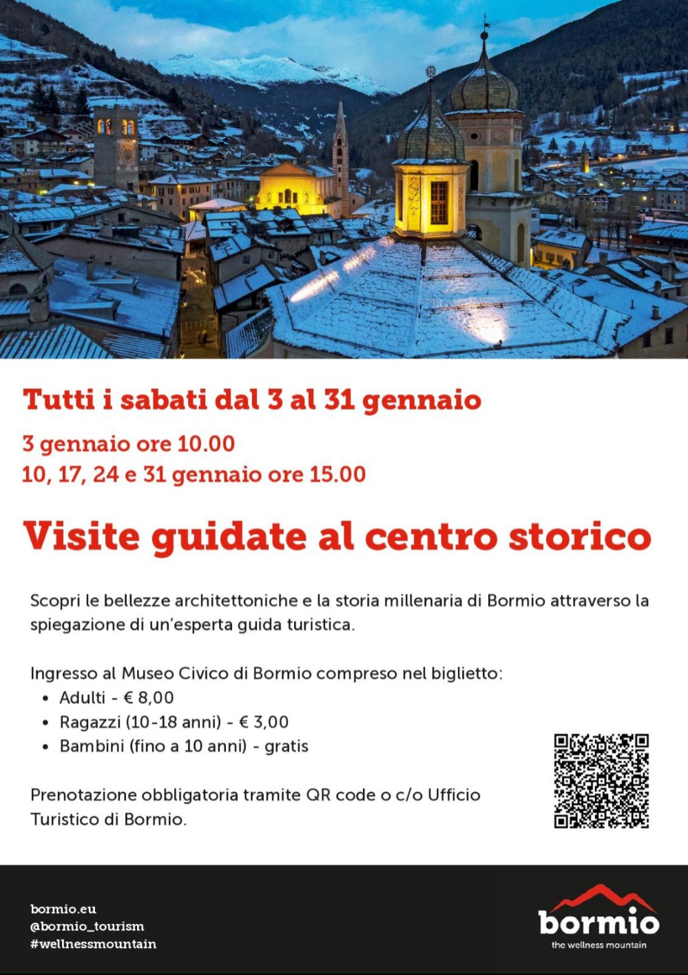 Immagine Evento Visite guidate al centro storico di Bormio | Calendario Valtellinese