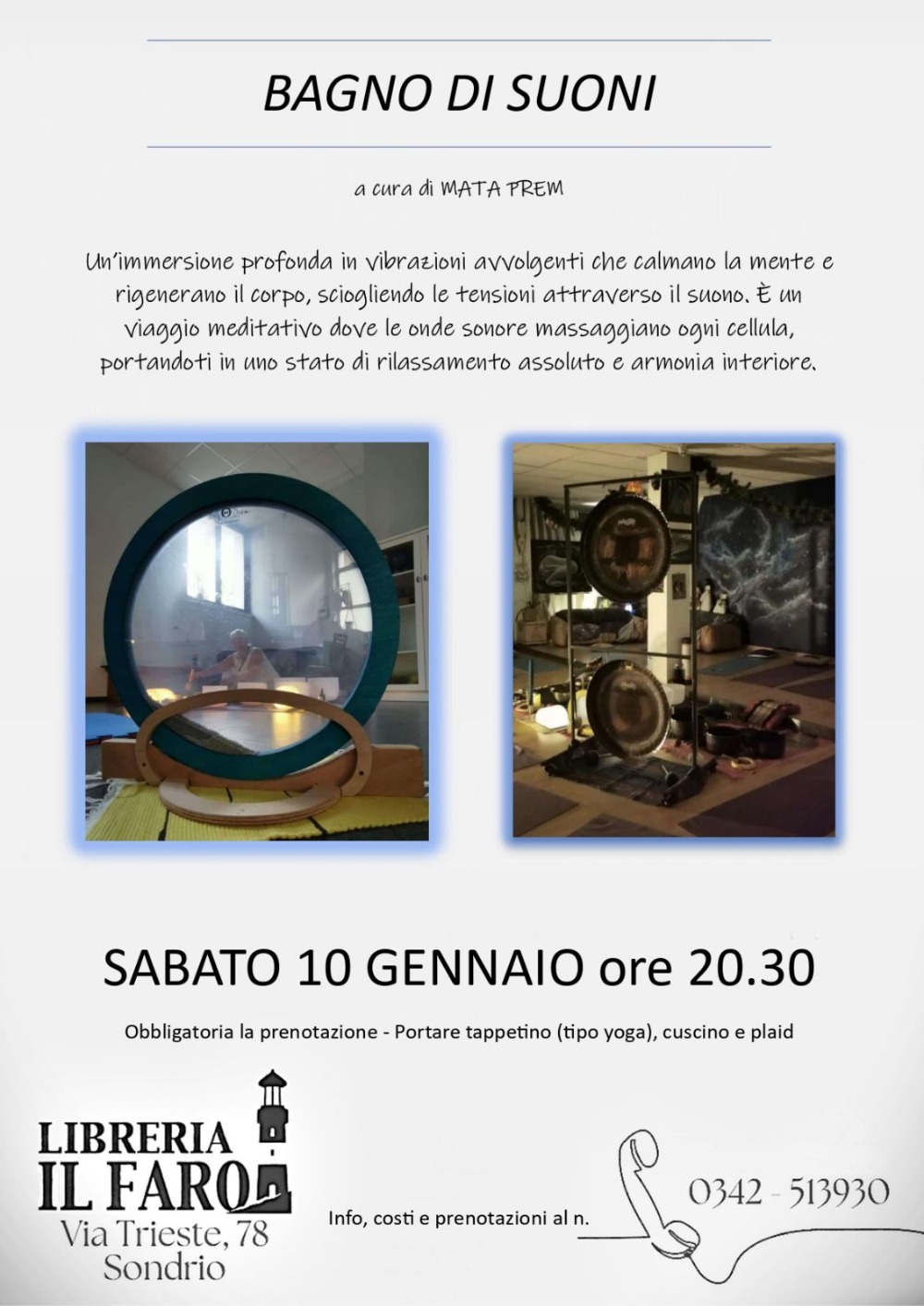 Immagine Evento Bagno di Suoni | Calendario Valtellinese