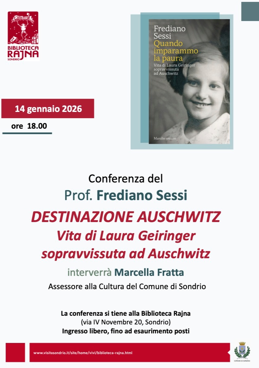 Immagine Evento Conferenza “Destinazione Auschwitz” | Calendario Valtellinese