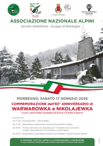Immagine Evento Commemorazione dell'83° anniversario di Warwarowka e Nikolajewka | Calendario Valtellinese