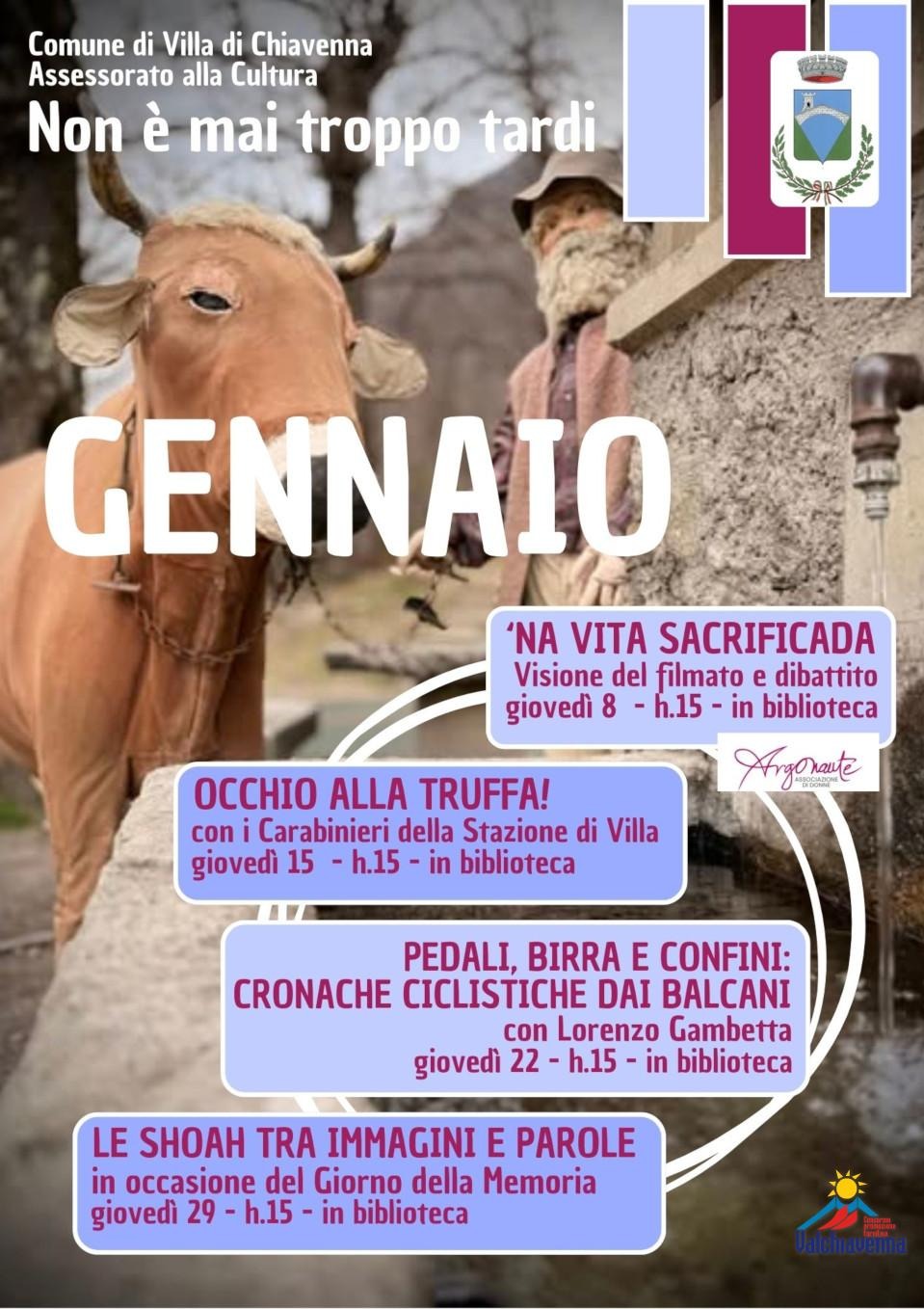 Immagine Evento Non è mai troppo tardi | Calendario Valtellinese