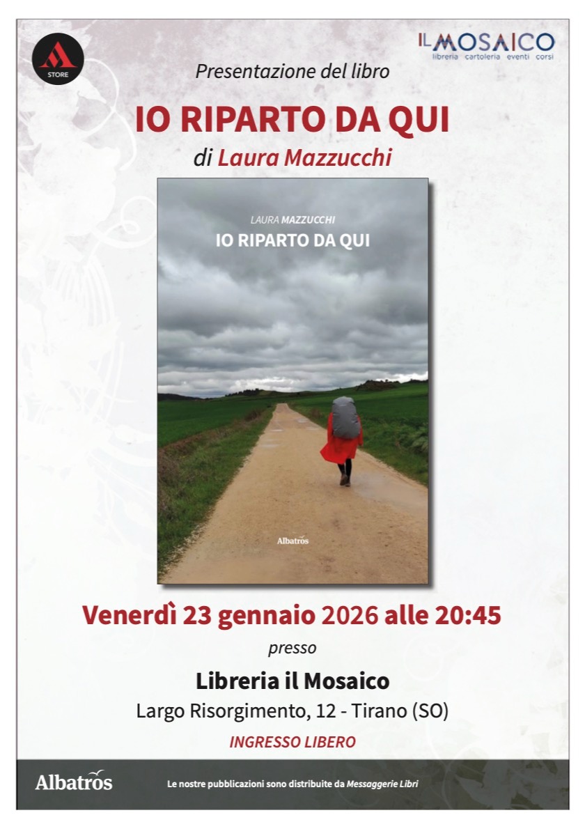 Immagine Evento Presentazione libro "Io riparto da qui" | Calendario Valtellinese