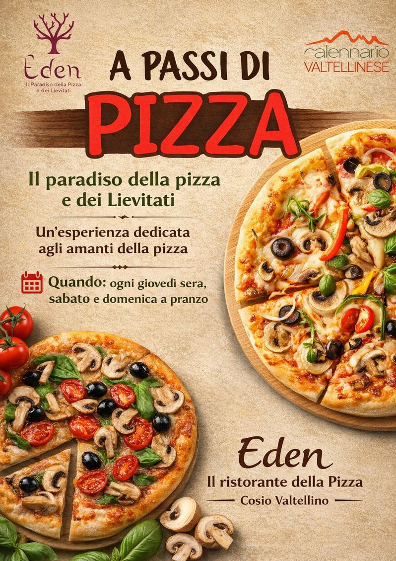 Immagine Evento A passi di Pizza | Calendario Valtellinese