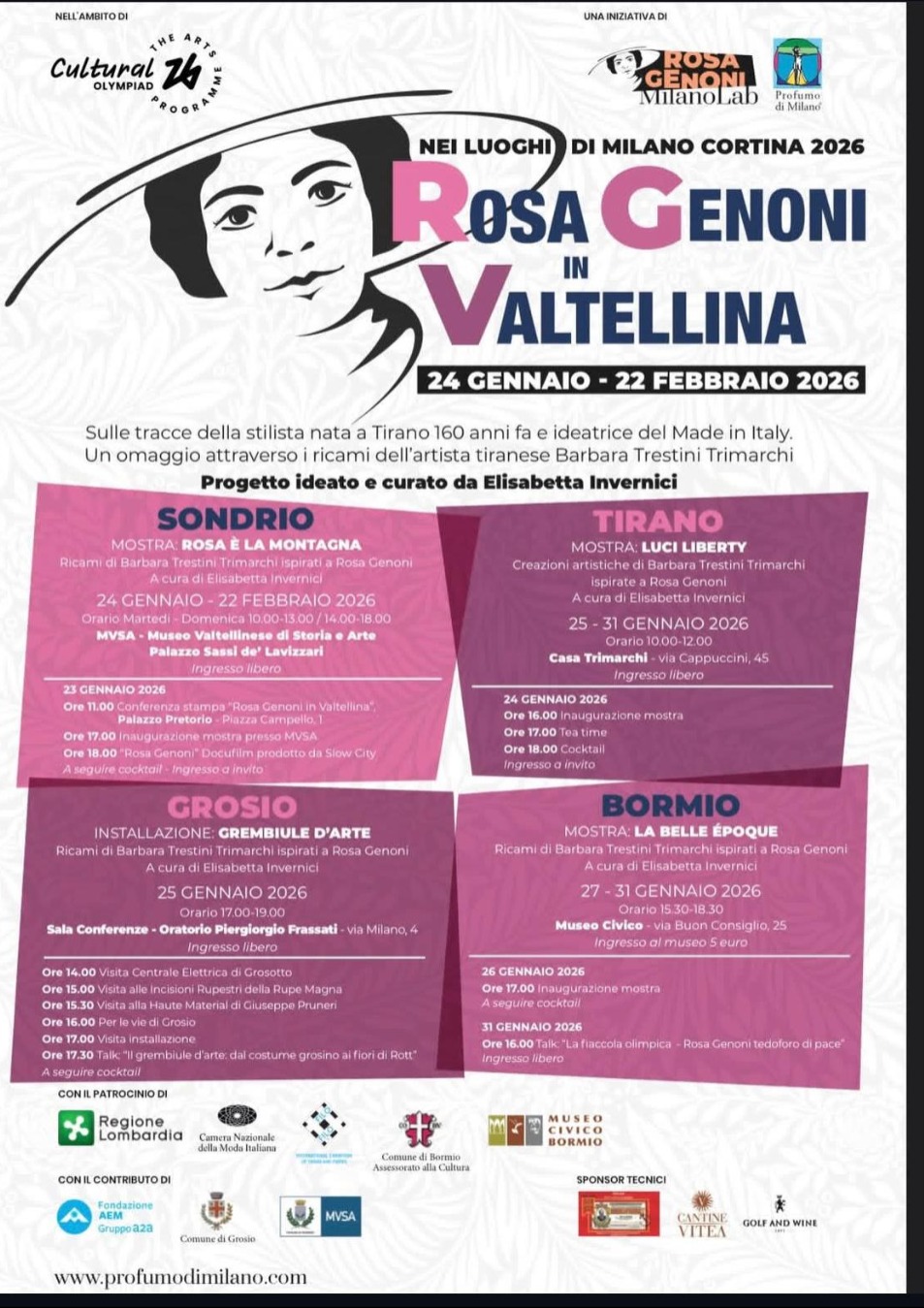 Immagine Evento Rosa Genoni in Valtellina | Calendario Valtellinese
