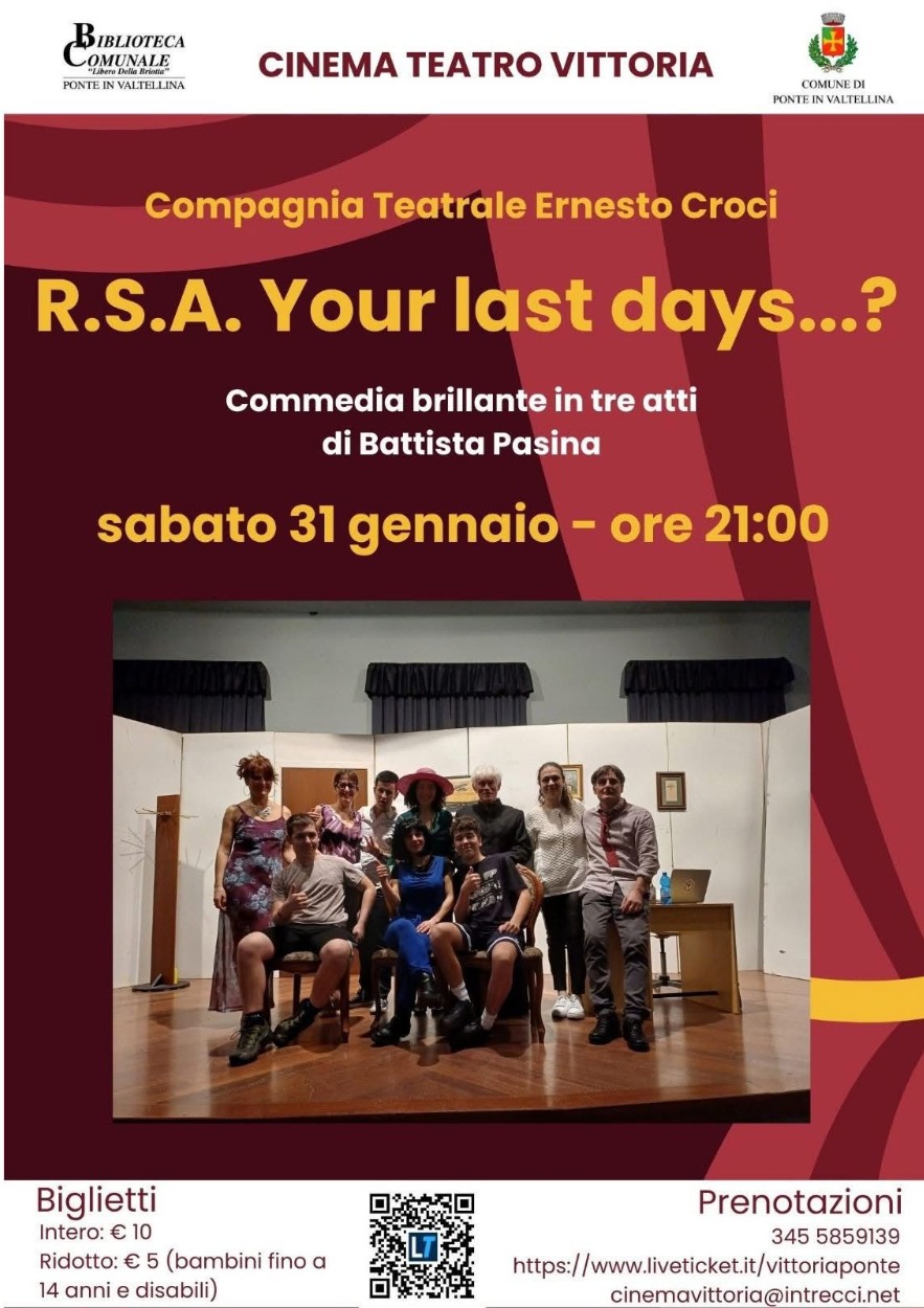 Immagine Evento R.S.A. Your last days...? | Calendario Valtellinese