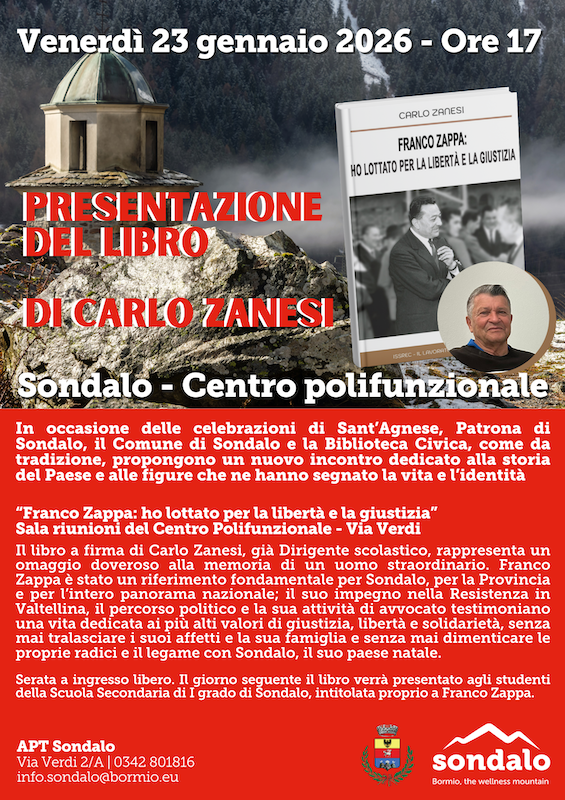 Immagine Evento Presentazione del libro di Carlo Zanesi | Calendario Valtellinese