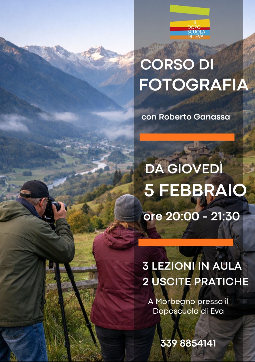 Immagine Evento Corso di fotografia | Calendario Valtellinese