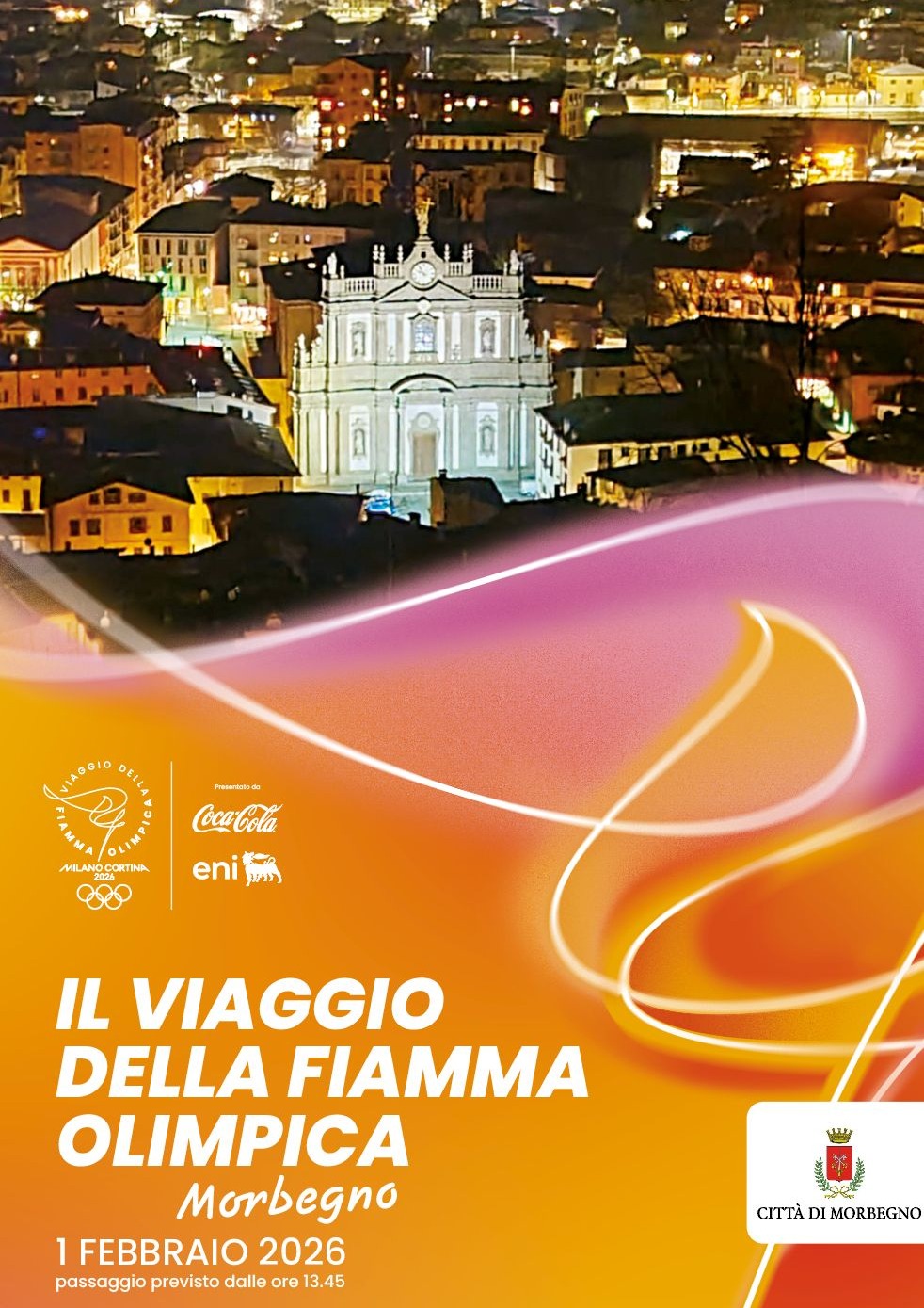 Immagine Evento Il viaggio della fiamma olimpica - Morbegno | Calendario Valtellinese