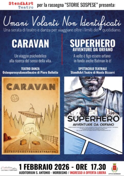 Immagine Evento Umani Volanti Non Identificati” | Calendario Valtellinese