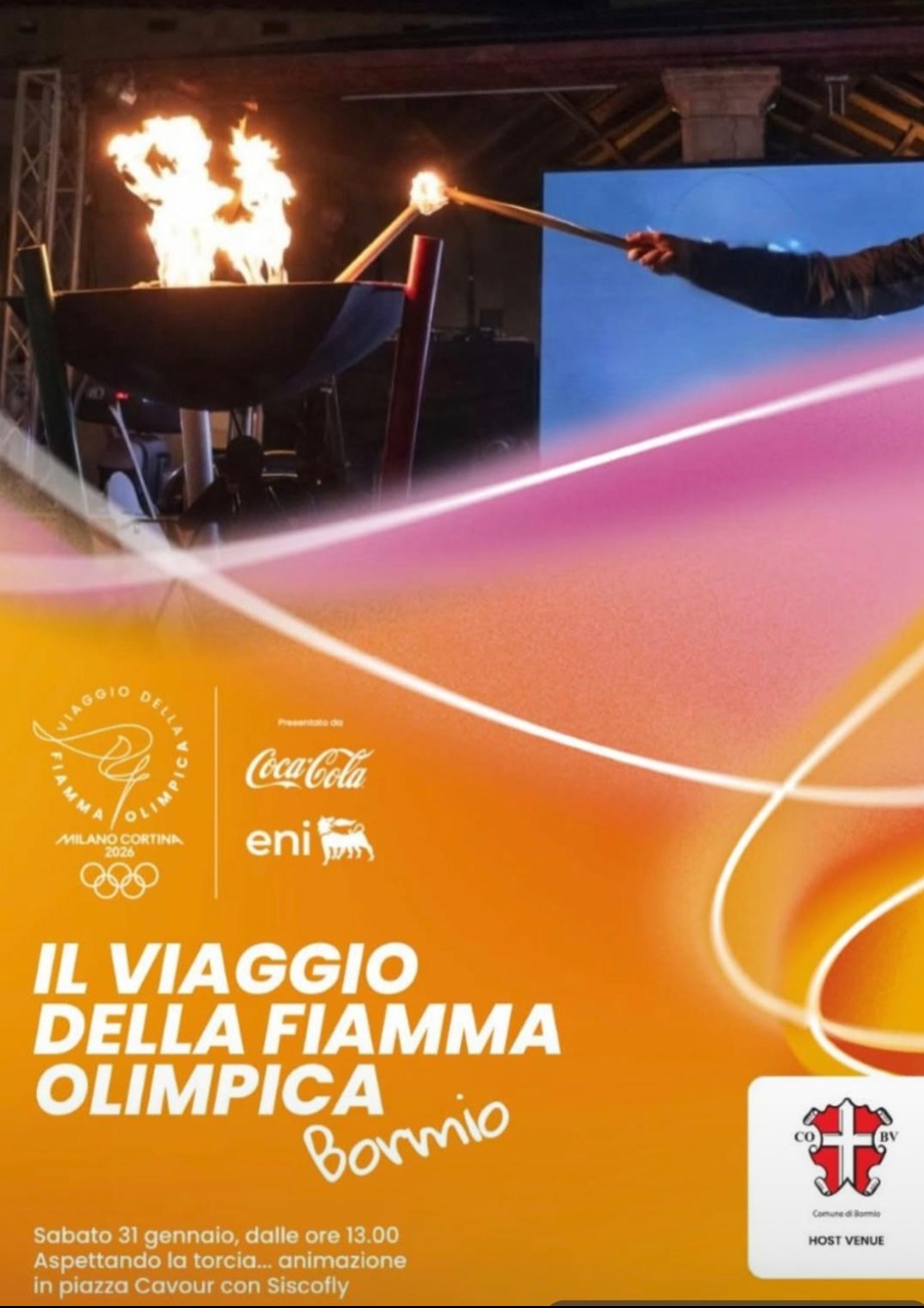 Immagine Evento Il viaggio della fiamma olimpica - Bormio | Calendario Valtellinese