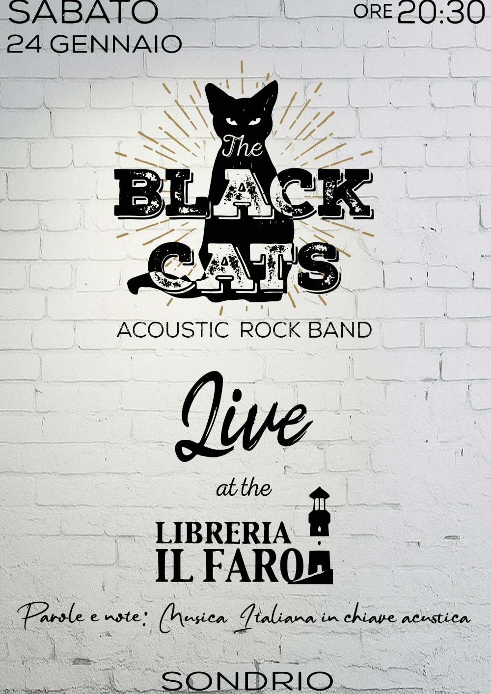 Immagine Evento The Black Cats live | Calendario Valtellinese