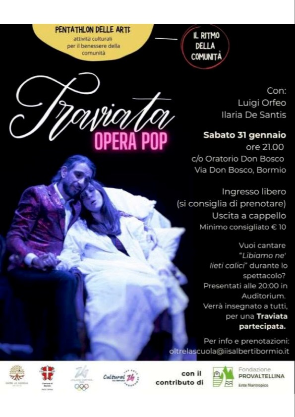 Immagine Evento Traviata Opera Pop | Calendario Valtellinese