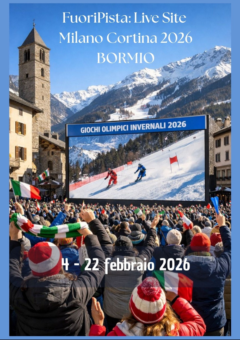 Immagine Evento FuoriPista Live Site Milano Cortina 2026 | Calendario Valtellinese