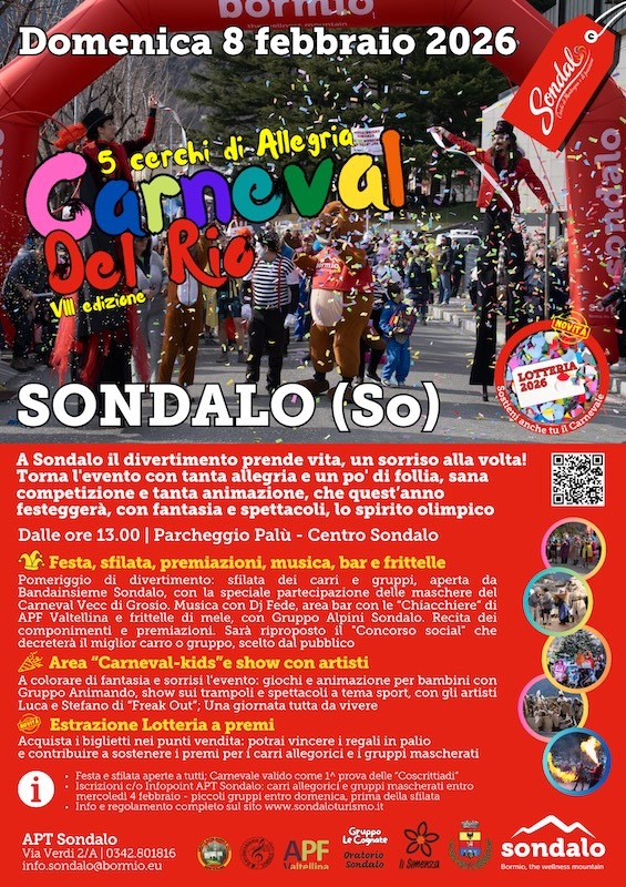 Immagine Evento Carneval del Rio 2026 | Calendario Valtellinese